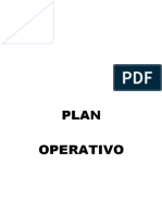 Plan Operativo - Modelo