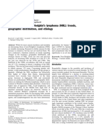 Epidemiology of Non-Hodgkin's Lymphoma (NHL)