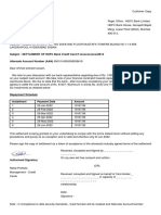 Subject: SETTLEMENT OF HDFC Bank Credit Card # xxxxxxxxxxxx8614 Alternate Account Number (AAN) 0001014550008058618