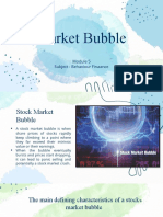 Market Bubble: Subject: Behaviour Finaance