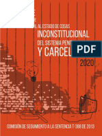 19.VII - Informe de Comision de Seguimiento de La Sociedad Civil Al Estado de Cosas Incostitucional Del Sistema Penitenciario y Carcelario