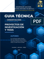Guía Técnica Elaboracion Proy Investig y Tesis Epg Unasam