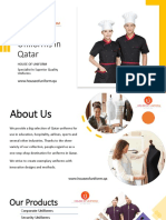 Catering Uniforms in Qatar