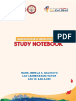 Study Notebook Galinato