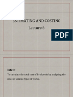 Estimating and Costing