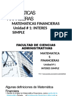 2 Matriz - Unidada 1 Matematicas Financieras
