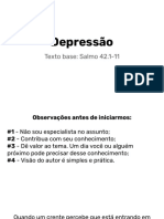 Estudo Sobre A Bíblia e A Depressão