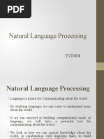 5.2 Natural Language Processing