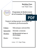 Module Commun - Electricité de Base Et Électronique