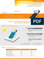 Chauffe-Eau Solaire - Fiche Technique