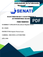 Foro Tematico Electricidad y Electronica Basica Jhon Jhunior Regalado Lucano