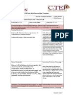 UMF Unit-Wide Lesson Plan Template: TH TH