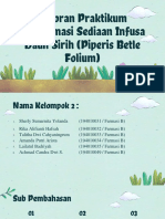 Fitofarmasi Infusa Daun Sirih