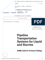 Pipeline Transportation Systems For Liquids and Slurries: ASME B31
