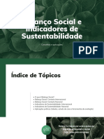 Balanço Social e Indicadores de Sustentabilidade