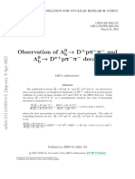 Observation of Λ → D pπ π and Λ → D pπ π decays: European Organization For Nuclear Research (Cern)