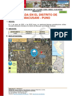 Reporte Complementario #196 11ene2020 Precipitaciones Sólidas en El Distrito de Macusani Puno 01