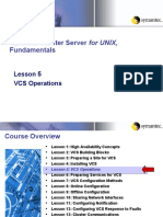 VERITAS Cluster Server For UNIX, Fundamentals: Lesson 5 VCS Operations