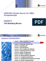 VERITAS Cluster Server For UNIX, Fundamentals: Lesson 2 VCS Building Blocks
