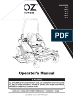 Operator's Manual: Model Lines: XCZ XC Zi XPZ XCS XC Si XPS