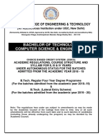 Sri Indu College CSE Academic Regulations