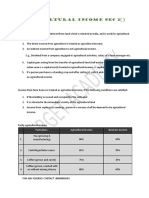 Agriculture Income