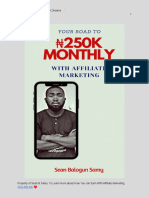 Your Road To 250K Monthly With Affiliate Marketing by Sean Balogun Samy