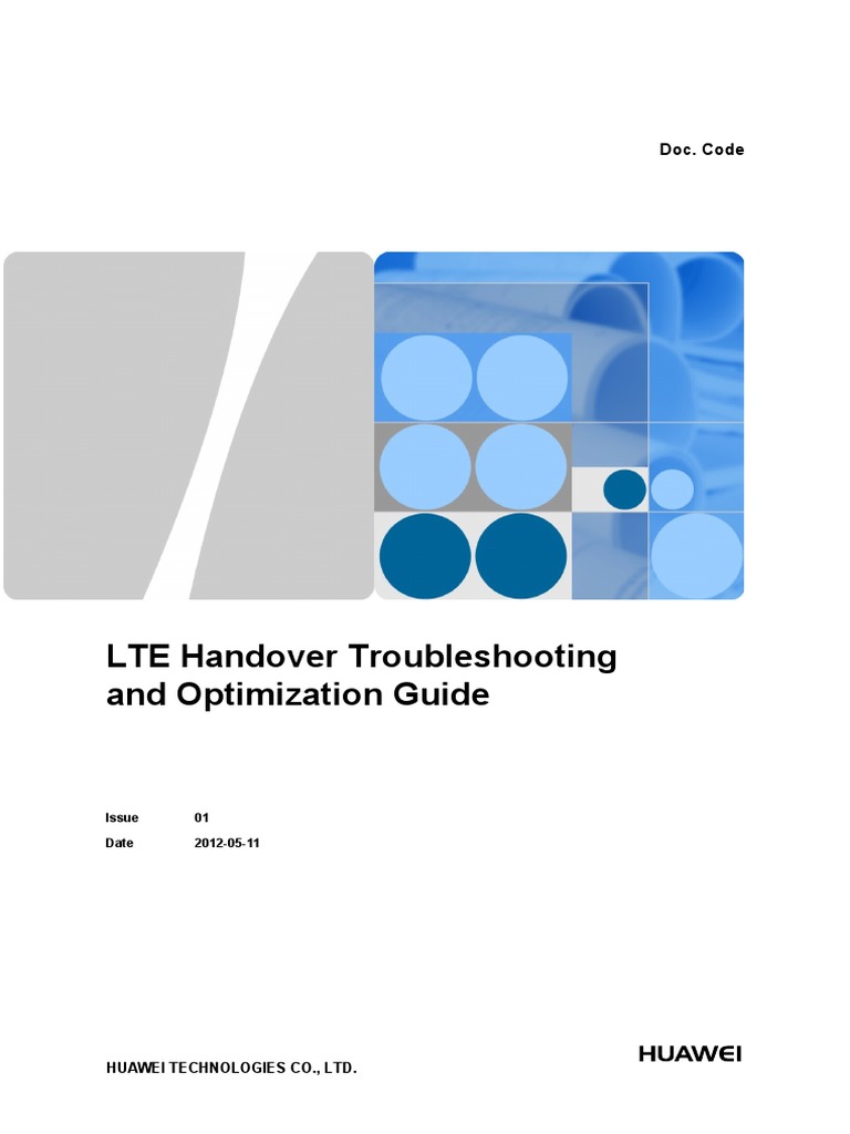 LTE Handover Troubleshooting and Optimization Guide | PDF | Computer ...