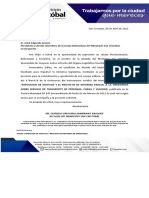 Proyecto de Reforma de Ordenanza de Transporte de Personas, Carga y Vialidad