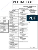 Houston County May 2022 (R) Sample Ballot