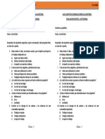 Evaluacion Escrita #2 Actitudinal Noctur