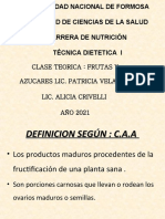 CLASE DE FRUTAS - 2021ppt