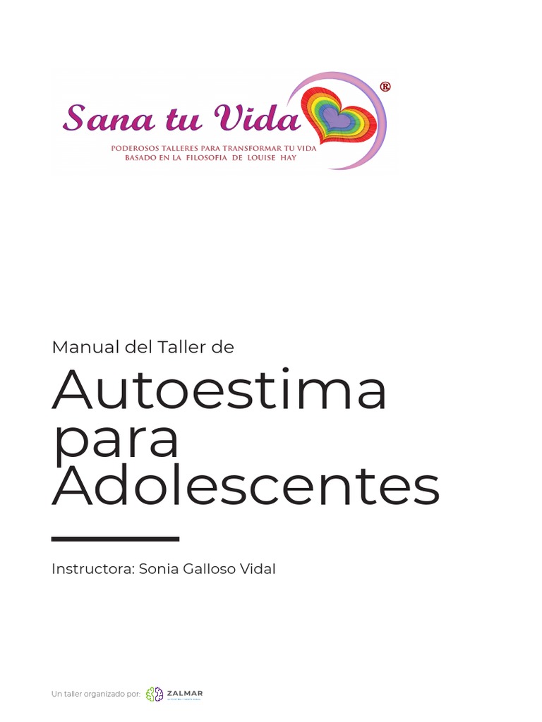Manual Taller Autoestima Adolescentes | PDF | Ira | Amor