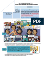 ACTIVIDAD DE APRENDIZAJE 1er Año PROMOVAMOS EN LA FAMILIA EL INTERÉS POR INFORMARSE PARA ELEGIR A NUESTROS GOBERNANTES