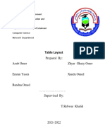 Table Layout 1