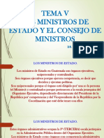 Ministros de Estado en Guatemala: funciones y regulación legal