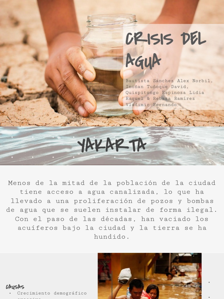 Crisis del Agua en Yakarta y Poopó | PDF | Viajes y turismo