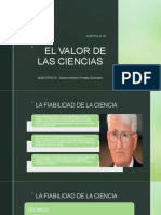 Lectura 14 (Mariano Artigas - Ciencia Razón y Fe) Cap.07.3 El Valor de La Ciencia - (Alumno Daniel Peralta)