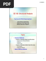 CE 103 Structural Analysis