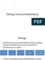 Etiologi Trauma Maxillofacial