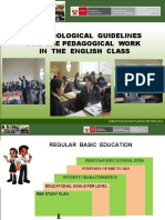 Methodological Guidelines For The Pedagogical Work in The English Class