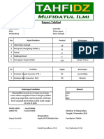 Raport SDIT Tahfiz 2021