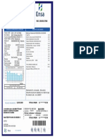 Recibo de consumo eléctrico residencial abril 2020