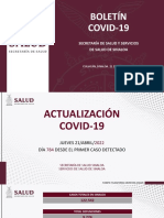 ¡A Cuidarse Todavía! Suman 15 Nuevos Contagios Del COVID-19 en Sinaloa No Hay Defunciones en Estas Horas