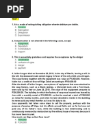 Novation: A. B. Subrogation C. Delegacion D. Expromission