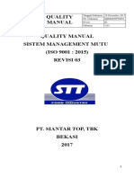 Manual Mutu STTB Rev. 03-2 (Revisi ISO 9001 - 2015)