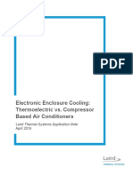 Electronic Enclosure Cooling Thermoelectric vs. Compressor Based Air Conditioners Whitepaper