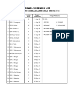 Jadwal UKS 2020