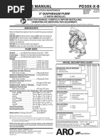 Operator'S Manual PD30X-X-B: 3" Diaphragm Pump