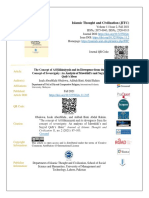 The Concept of Al - Ākimiyyah and Its Divergence From The Concept of Sovereignty: An Analysis of Mawdūdī's and Sayyid Qu B's Ideas